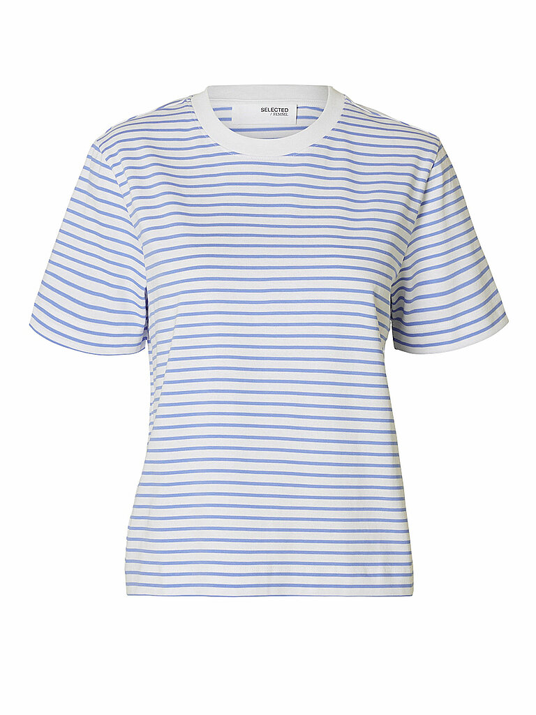 SELECTED FEMME T-Shirt  SLFESSENTIAL blau   XS damen